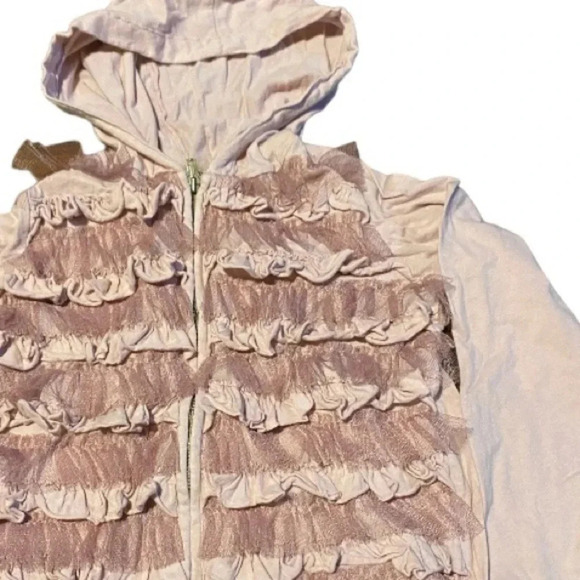 CREWCUTS EUC GIRLS TOP HOODIE ZIP HOOD SHIRT CASUAL DRESSY SUMMER FALL SIZE 8 - Picture 3 of 5